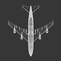 Yellow And Orange Painted Jet Airplane With Stylish Livery And Unique Design