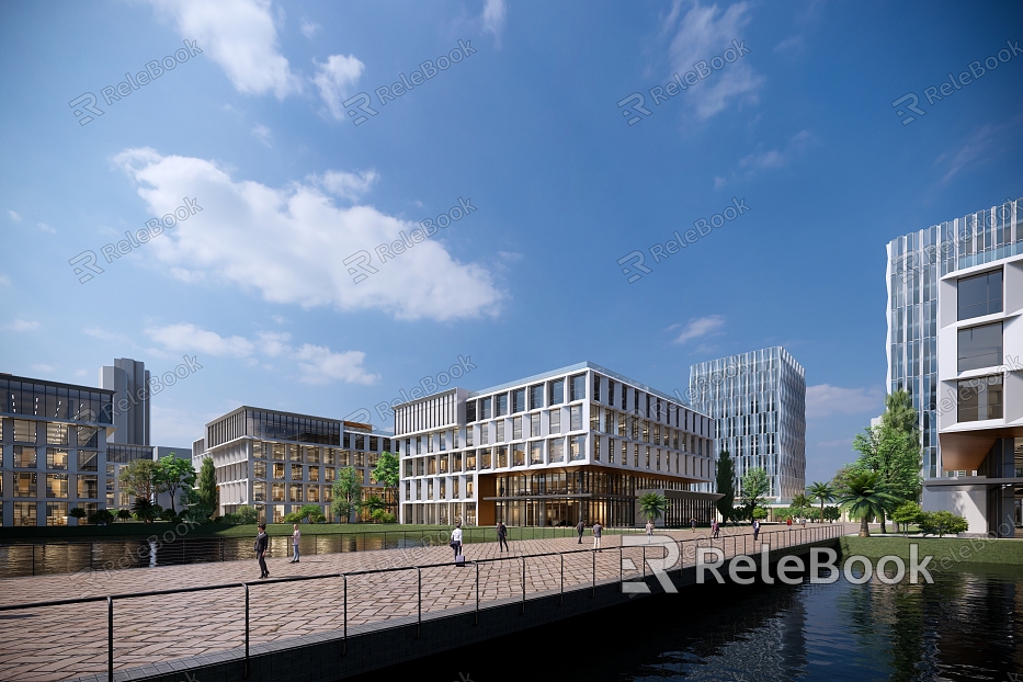 Industrial Park Incubation Center Zhigu Park model