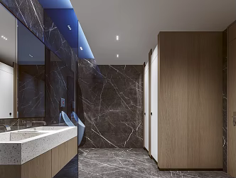 Modern toilet 3d model
