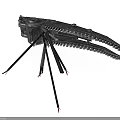 Metal Gripper Tool With Multiple Black Wires And Red Cores Structure