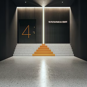 Modern foyer office foyer 3d model