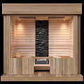 Modern Sauna Room 3d model