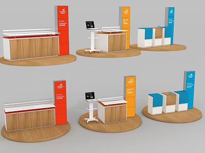 Modern hospital facilities 3d model