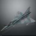 Scale Blue Green Camouflage Fighter Jet Model With Missiles In Aerospace