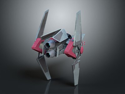 Modern fighter sci-fighter sci-fighter space fighter 3d model