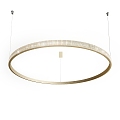 Modern chandelier Dan Tong ring led LED suspension 3d model