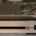 Modern reception desk Neoclassical reception desk 3d model