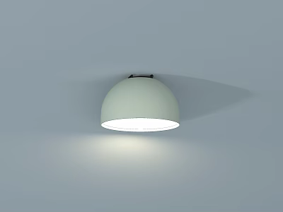 Sleek Modern Ceiling Light With Soft Illumination And Flush Mount Design 3d model
