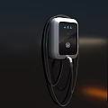 Volkswagen Wall Mounted Electric Vehicle Charger With Screen Display And Cable