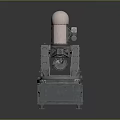 Military Weapon With Heavy Duty Metal Structure And Cannon Like Barrel