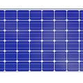 Blue Solar Panel Array With Rectangular Cells For Renewable Energy 3d model