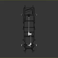 High Quality Car Chassis Components Featuring Frame Structure Suspension System and Wheels