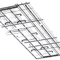 Ceiling Structure Design With Metal Frame Keel Support And Installation Components