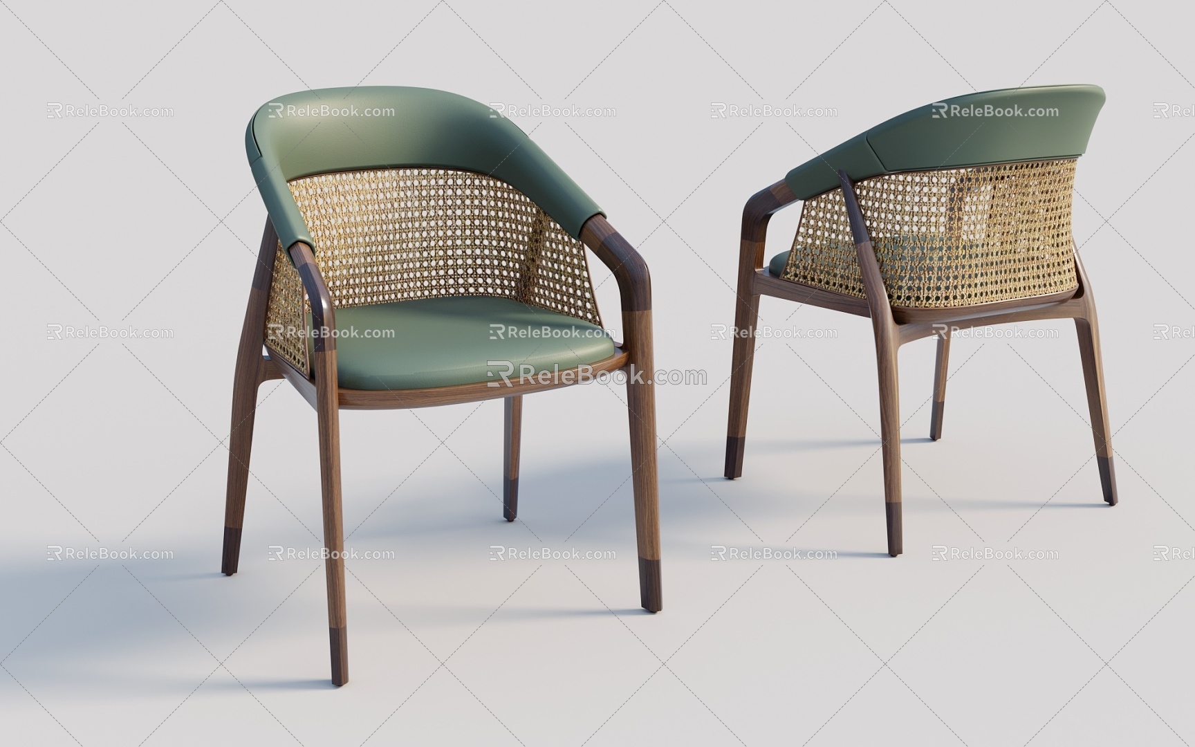 Chair Single Chair Dining Chair Leisure Chair 3d model