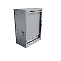Sturdy Industrial Metal Frame With Mounting Holes And Equipment Enclosure