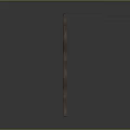 Tall Vertical Wooden Ladder With Simple Design On Gray Background