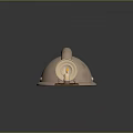Mast lamp head lamp miner's lamp head-mounted lamp lighting searchlight lamp lighting fixture furniture 3d model