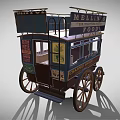 Vintage Old Fashioned Horse Drawn Carriage Job Jones' Matches Apothecary Display Signage