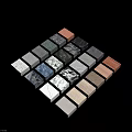 Various Colored Stone Slabs With Diverse Textures For Architectural Applications