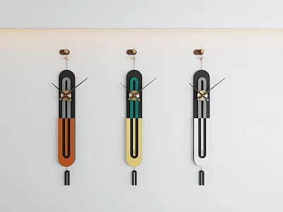 Modern Clock 3d model