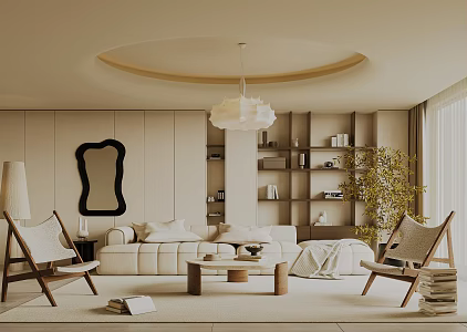 The Silent Living Room 3d model