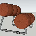 Modern Chair Casual Single Chair Lazy Sofa 3d model