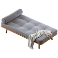 Modern sofa stool 3d model