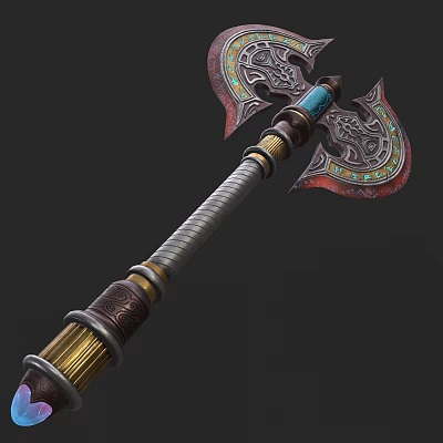 Modern Axe 3d model