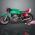 Motorcycle Two-wheeled Motorcycle Cross-country Motorcycle Road Race Motorcycle Motor Vehicle Transport 3d model