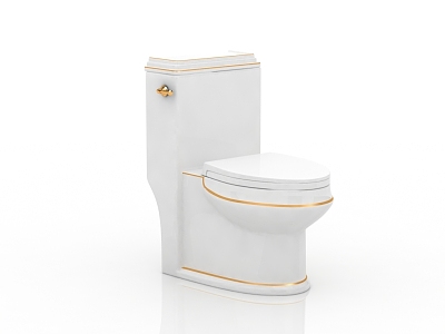 Modern toilet seat 3d model