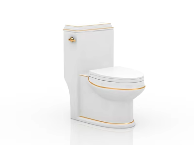 Modern toilet seat 3d model