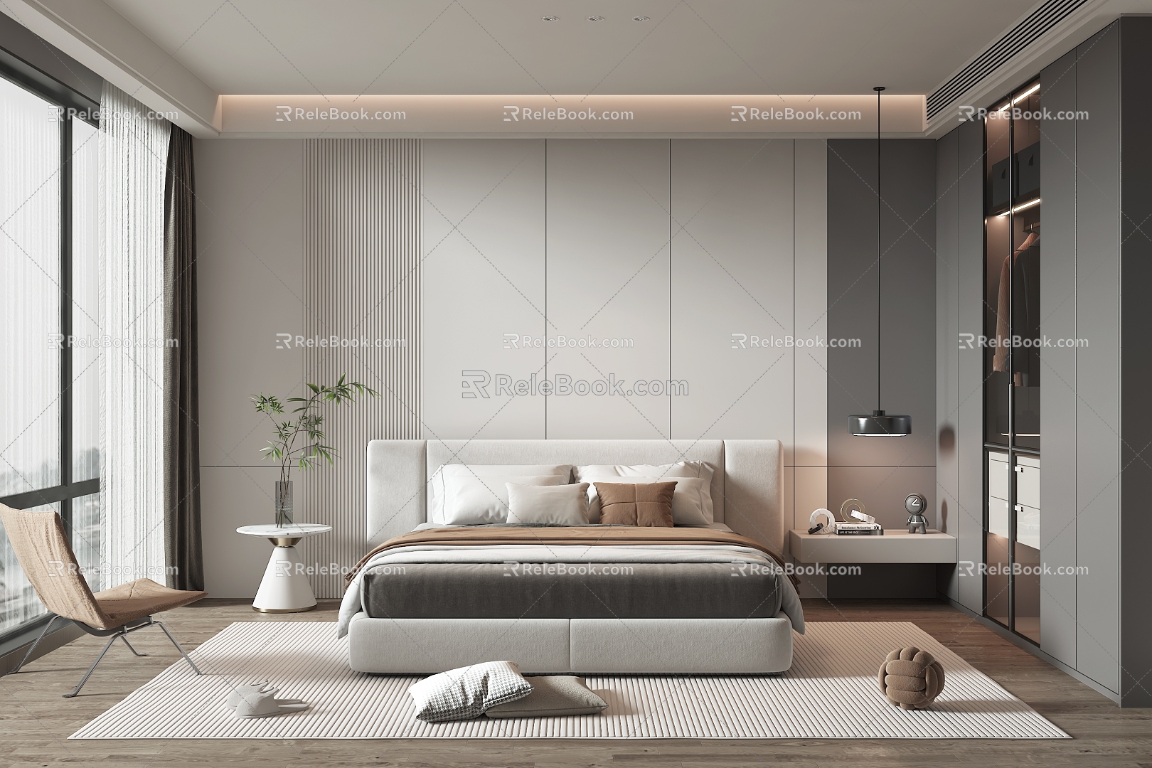 Modern Bedroom Home Bedroom 3d model