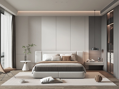 Modern Bedroom Home Bedroom 3d model