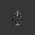 Modern howitzer gun Sci-fi howitzer missile launcher Grenade launcher 3d model