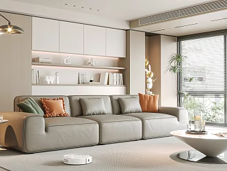 modern living room 3d model