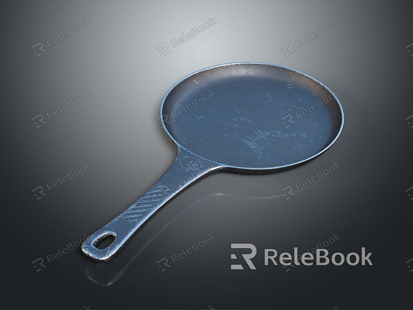 Pot Flat Pan Flat Frying Pan Milk Pan Cooking Pan Cooking Pot Cookware Kitchen Kitchen Items Kitchen Supplies model