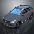 Luxury Gray SUV With Sleek Body Roof Rack Front Grille And Black Wheels Design