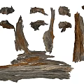 Natural Stone And Weathered Wood Decorative Pieces For Interior Design Projects