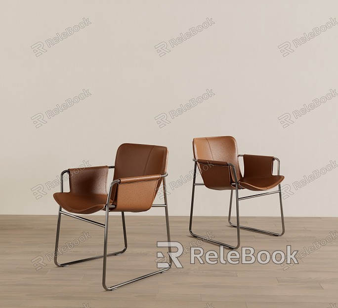 Simple book chair chair model