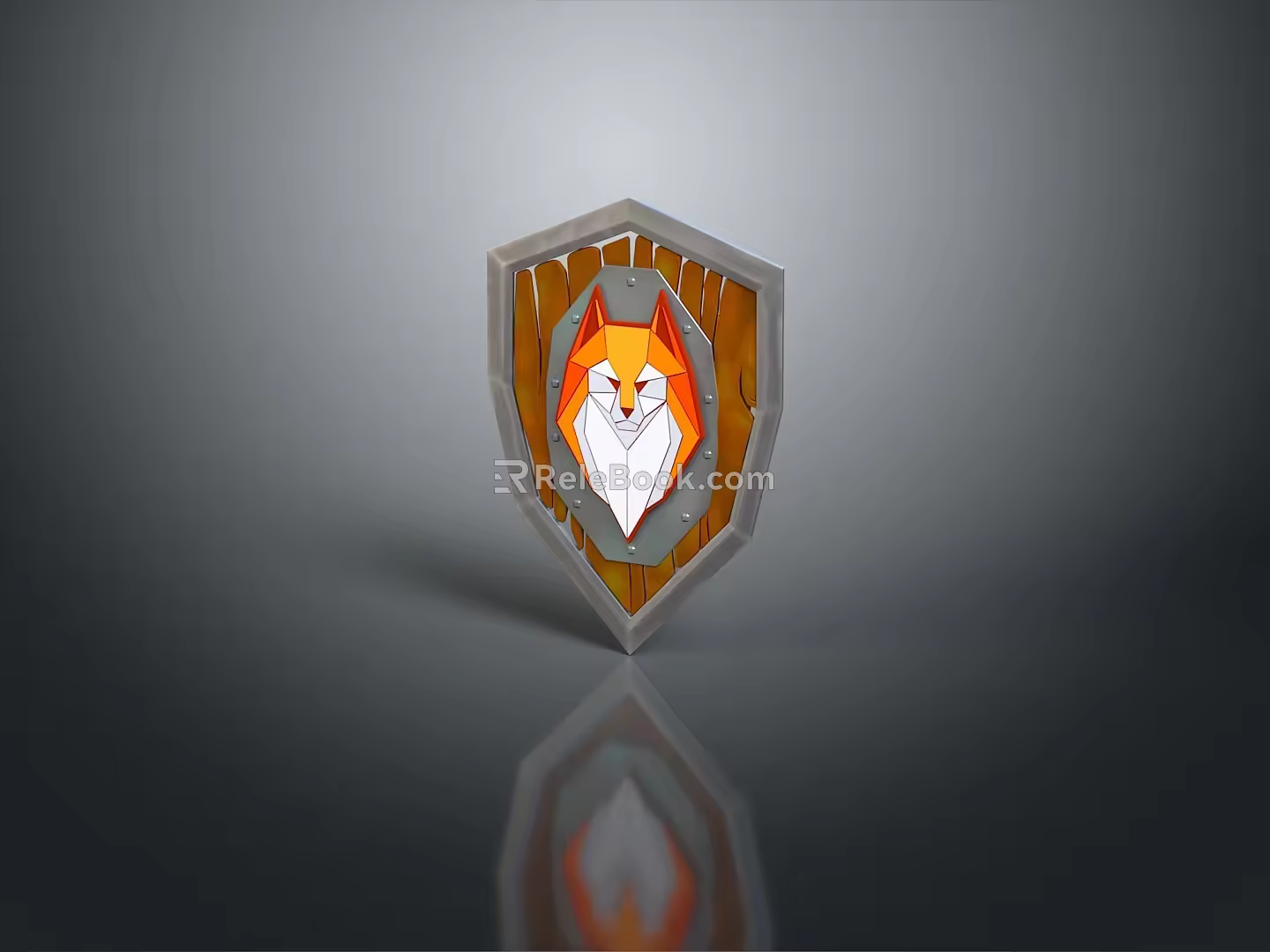 Medieval Shield Ancient Shield Defensive Weapon Ancient Shield Iron Shield Protective Shield Wooden Shield 3d model
