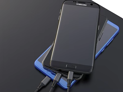Digital products mobile phone data cable 3d model