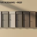 Hinged Doors in Various Colors for Modern Home Interior Decoration Ideas
