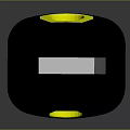 Professional Hardware File Tool With Black Yellow Handle And Metal Blade