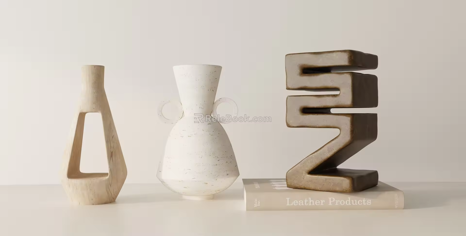 Modern ornaments combination 3d model