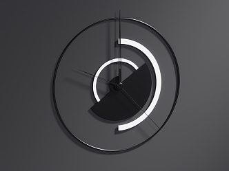 Modern Clock 3d model