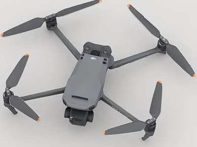 Advanced Modern Drone With Camera And Propellers For Aerial Photography 3d model