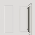Stylish Full Length Mirrors With Black And White Frame Designs For Home Decor