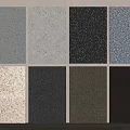 terrazzo background wall siding terrazzo quartz granite black terrazzo gray terrazzo 3d model