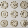 Decorative Ceiling Medallions With Various Intricate Patterns For Home Interior Decor