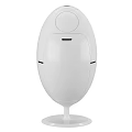 White Egg Shaped Electronic Device With Modern Sleek Design And Simple Interface